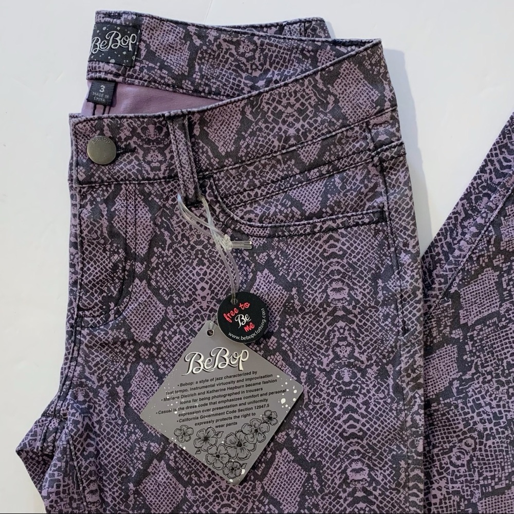 BeBop Python Snake Print Pants - Picture 2 of 8
